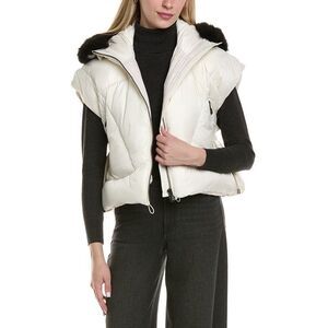 Gorski Womens  Après Down Ski Jacket, White